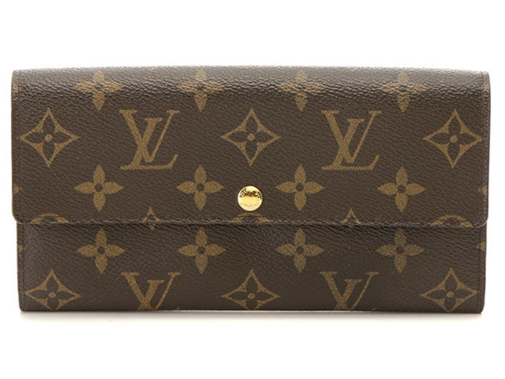 LOUIS VUITTON Portefeuille Sarah Monogram Fleurie Vert